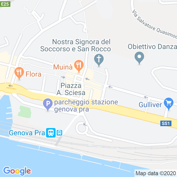 CAP di Piazza Amatore Sciesa a Genova
