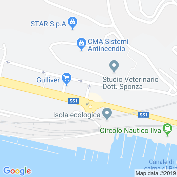 CAP di Via Ferriere Di Pra a Genova