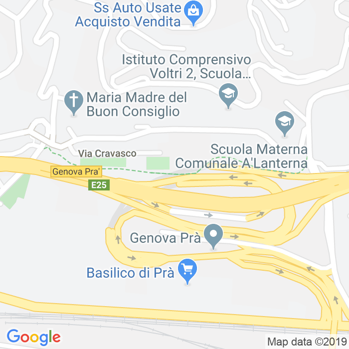 CAP di Via Romana Di Pra a Genova