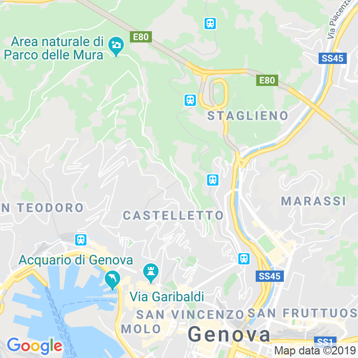 CAP di Piazza Augusto Righi a Genova