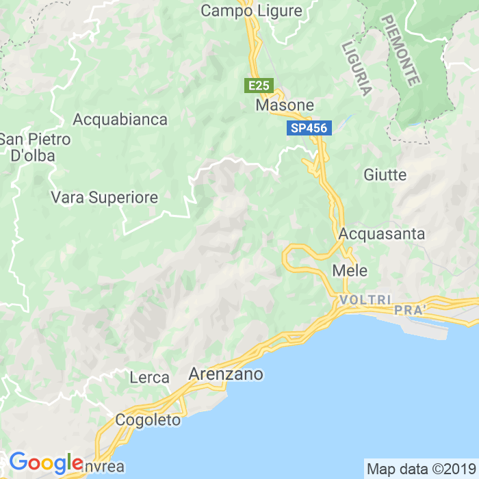 CAP di Via Alla Cardina a Genova