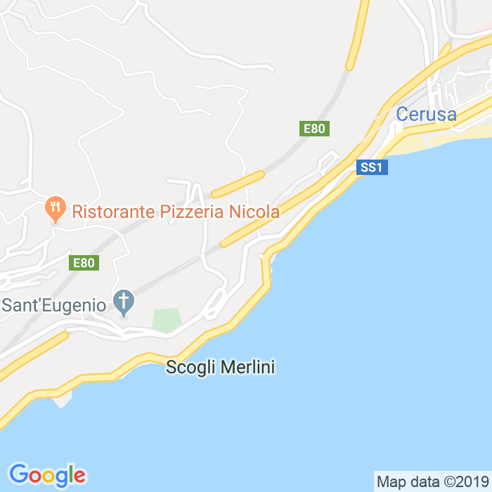 CAP di Via Romana Di Voltri a Genova