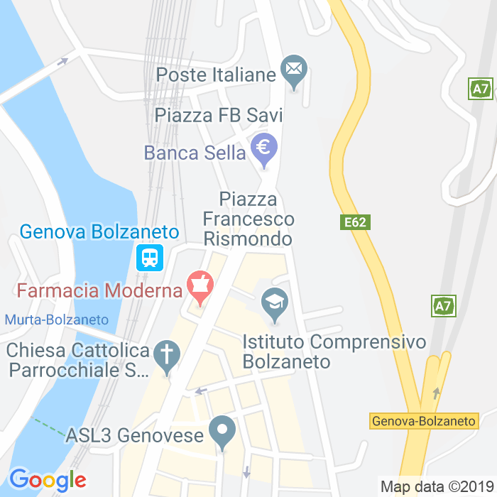 CAP di Piazza Francesco Rismondo a Genova