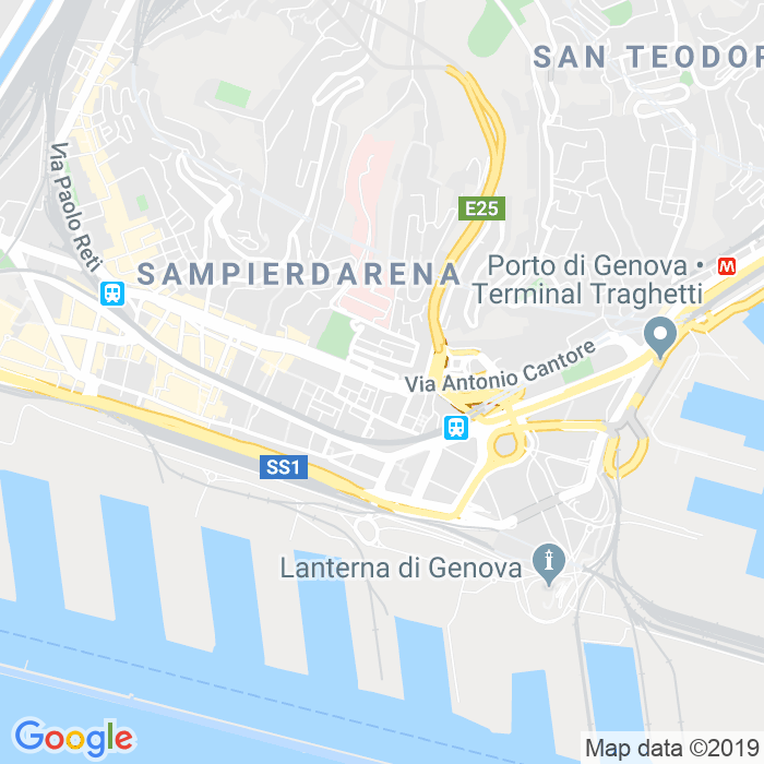 CAP di Via Antonio Gianue a Genova