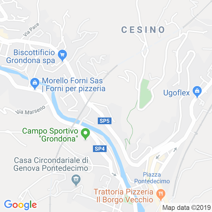 CAP di Via Campomorone a Genova