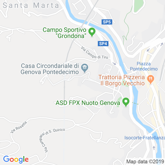 CAP di Via Coni Zugna a Genova