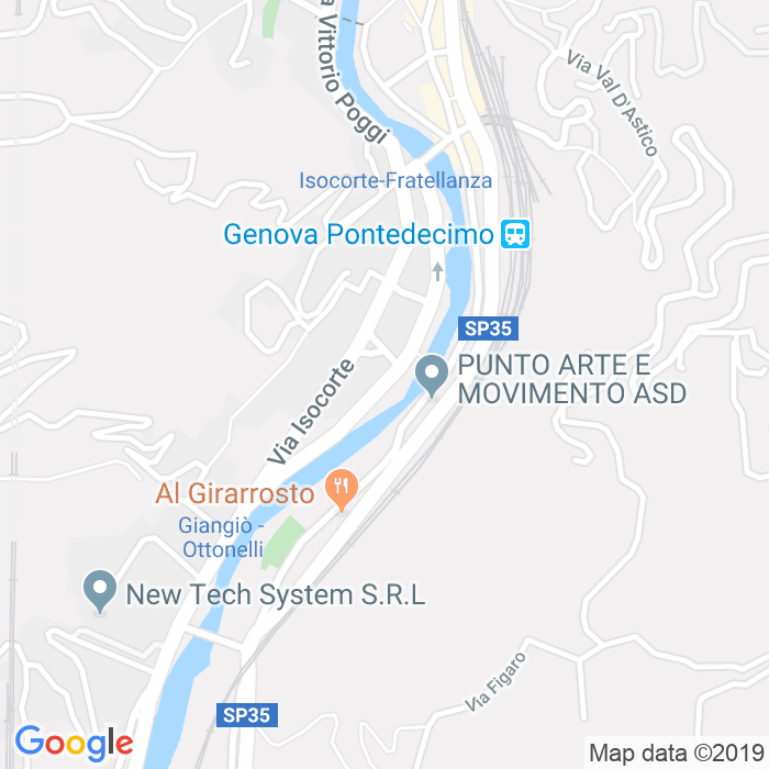 CAP di Via Delle Fonderie Grondona a Genova