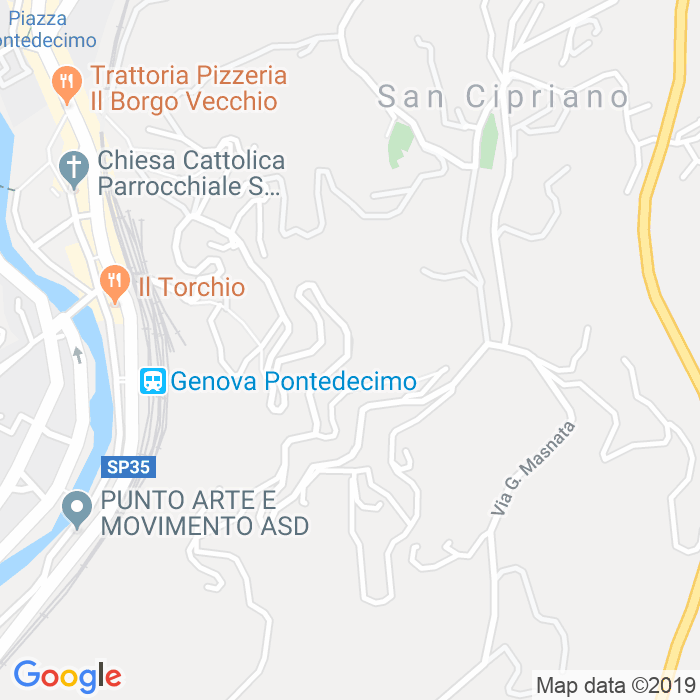 CAP di Via Domenico Carli a Genova