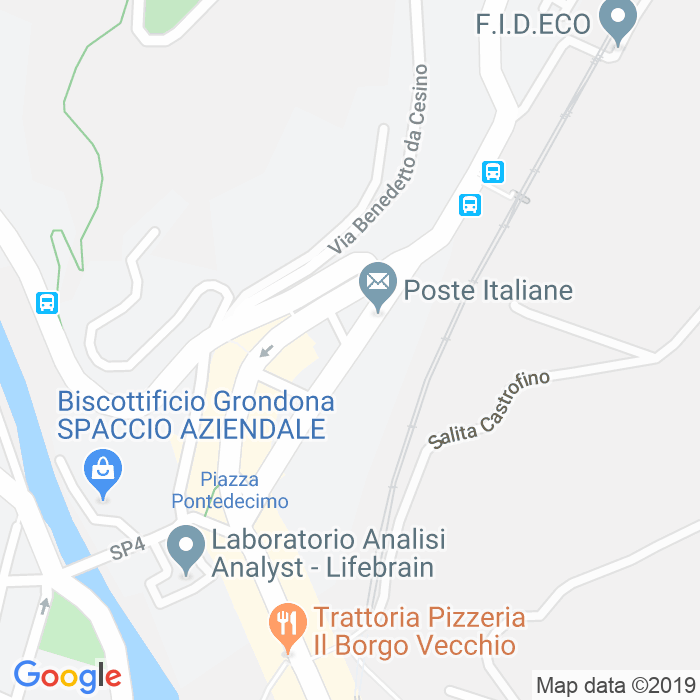 CAP di Via Felice Del Canto a Genova