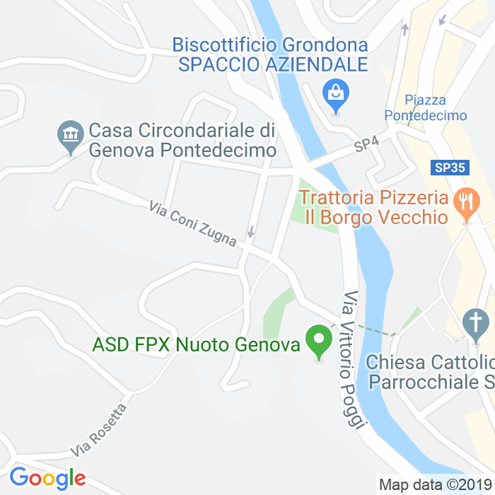 CAP di Via Ospedale Andrea Gallino a Genova