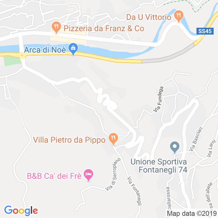 CAP di Via Giovanni Da Verrazzano a Genova