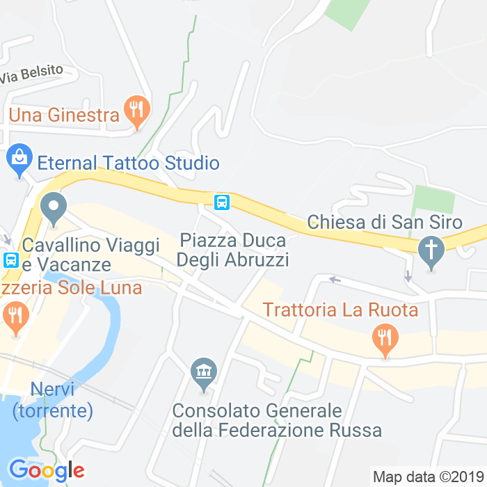 CAP di Piazza Duca Degli Abruzzi a Genova