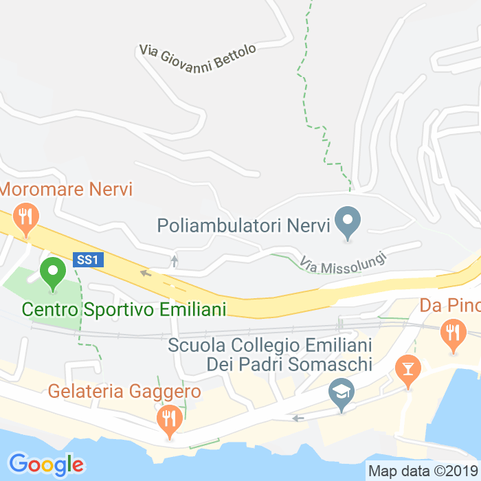 CAP di Via Alla Contadina a Genova