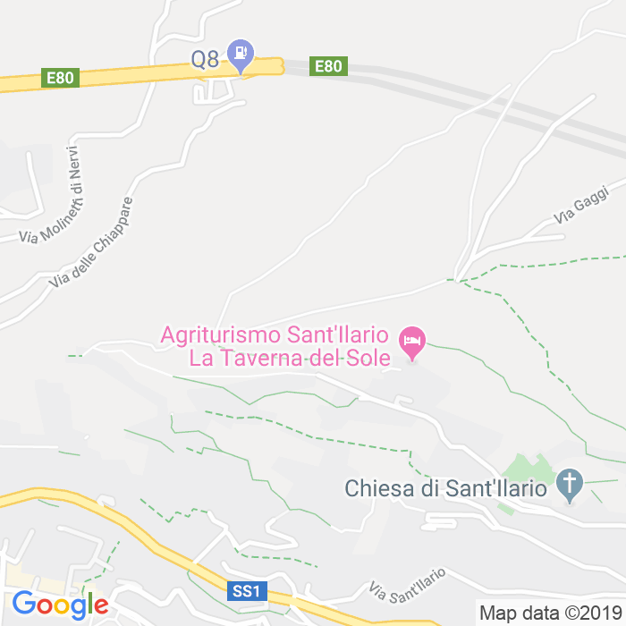 CAP di Via Costa Di Cantalupo a Genova