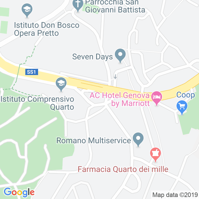 CAP di Via Del Comunetto a Genova