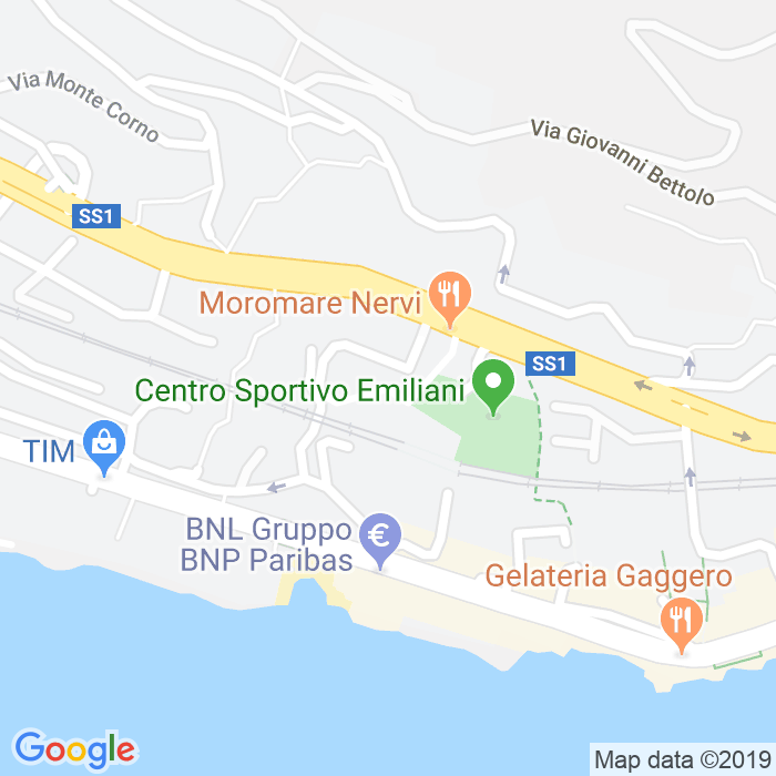 CAP di Via Moglia a Genova