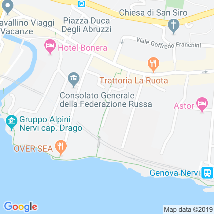 CAP di Vico Alla Passeggiata Di Nervi a Genova