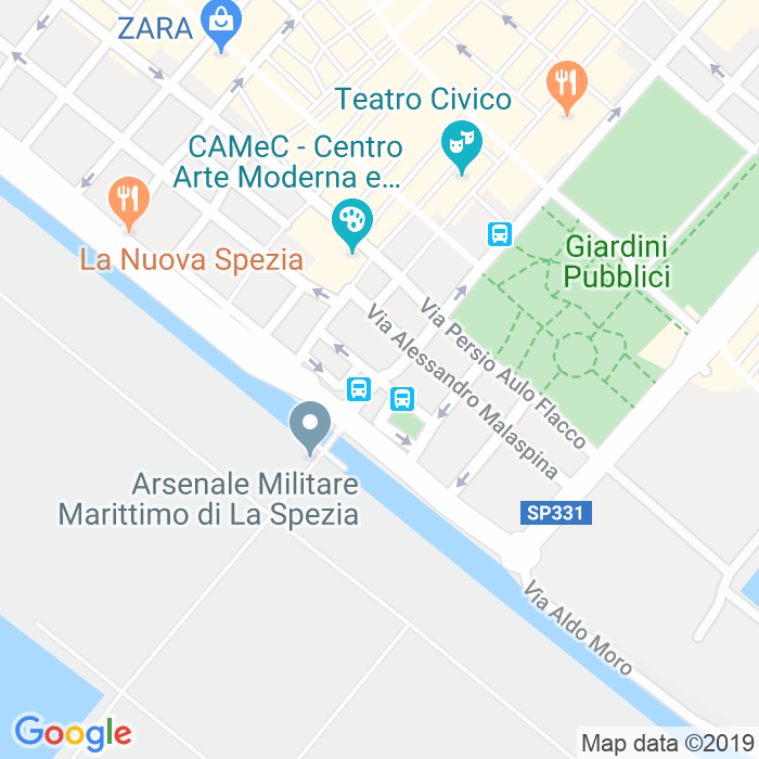 CAP di Piazza Domenico Chiodo a La Spezia