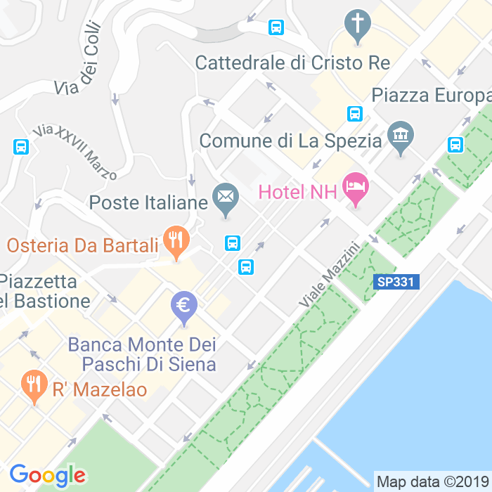 CAP di Piazza Giuseppe Verdi a La Spezia
