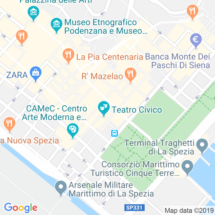 CAP di Piazza Mentana a La Spezia