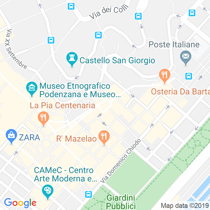 CAP di Piazzetta Del Bastione a La Spezia