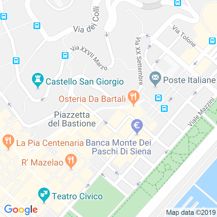CAP di Via Del Torretto a La Spezia