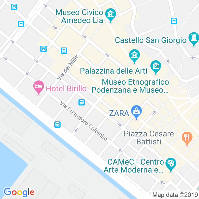 CAP di Via Lorenzo Costa a La Spezia