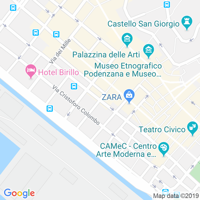 CAP di Via Urbano Rattazzi a La Spezia