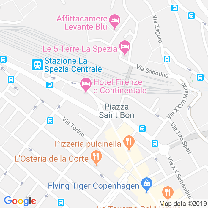 CAP di Piazza Saint Bon a La Spezia