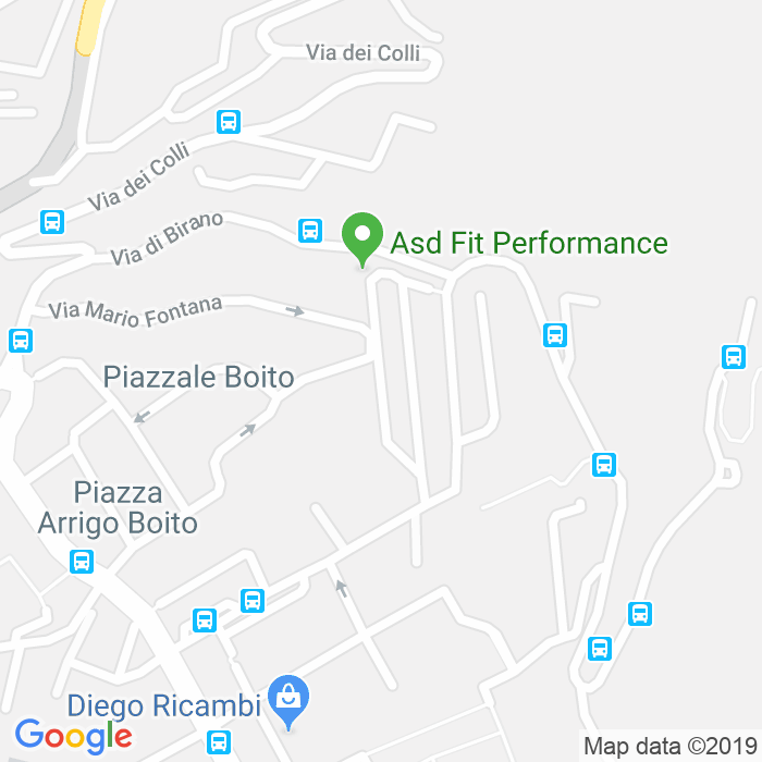 CAP di Via Gioacchino Rossini a La Spezia