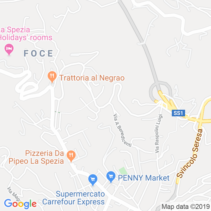 CAP di Via Alberico Benedicenti a La Spezia
