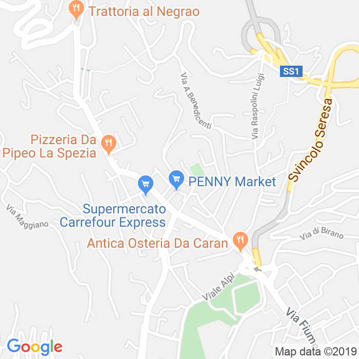 CAP di Via Cesare Arzela a La Spezia