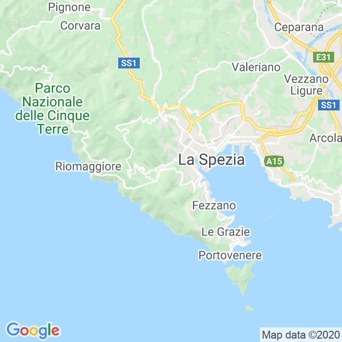 CAP di Via Ligurzano a La Spezia