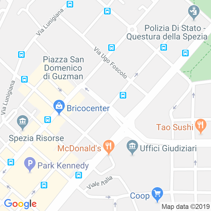CAP di Piazza Dante Alighieri a La Spezia