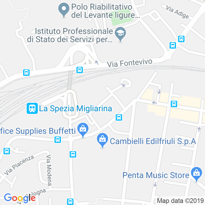 CAP di Via Giobatta De Nobili a La Spezia