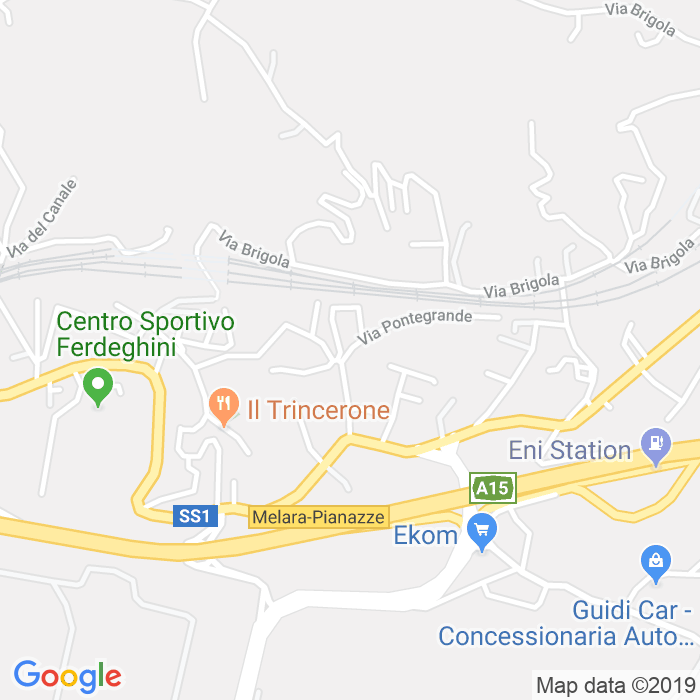 CAP di Via Pontegrande a La Spezia