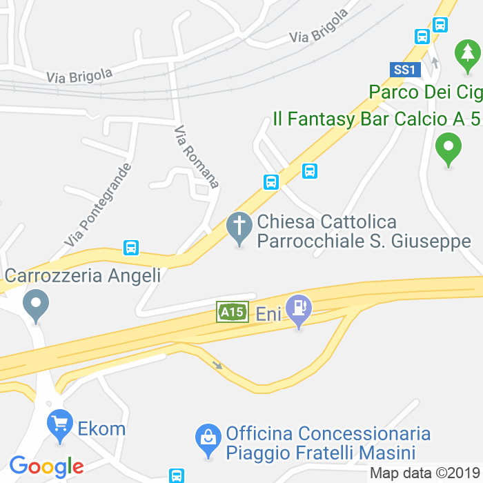 CAP di Via Val Di Carrara a La Spezia