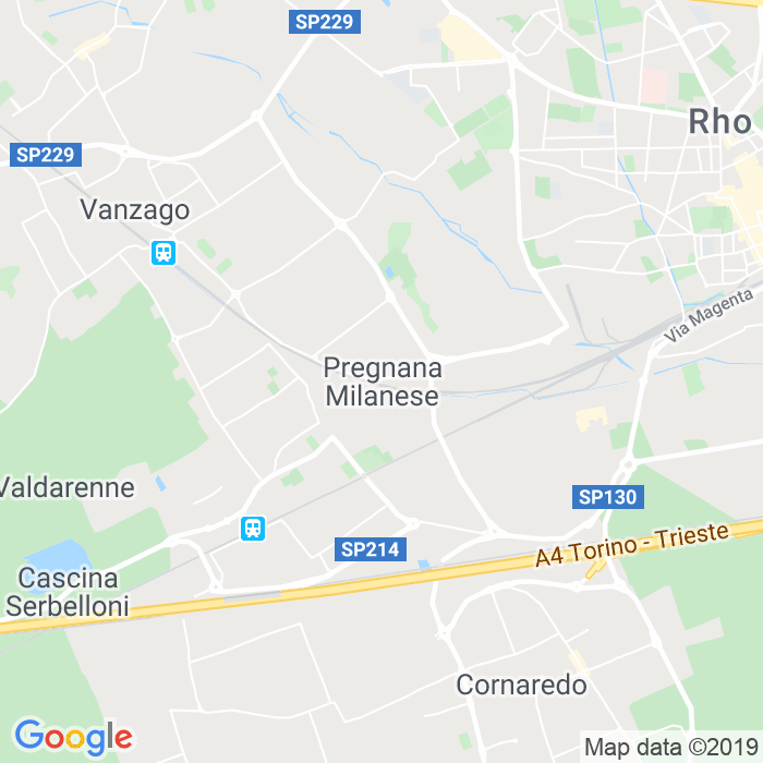 CAP di Pregnana Milanese in Milano
