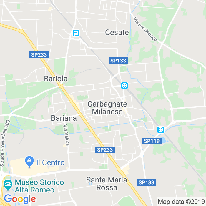 CAP di Garbagnate Milanese in Milano
