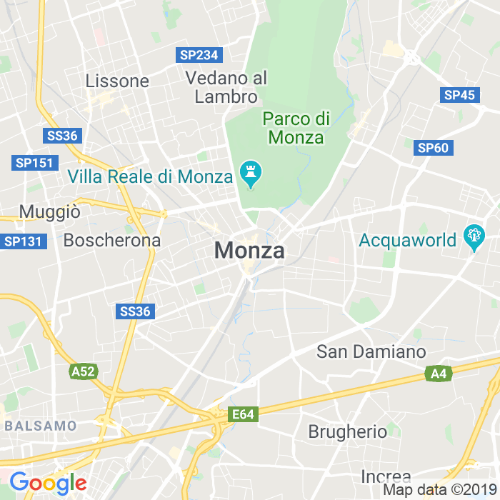 CAP di Monza in Milano
