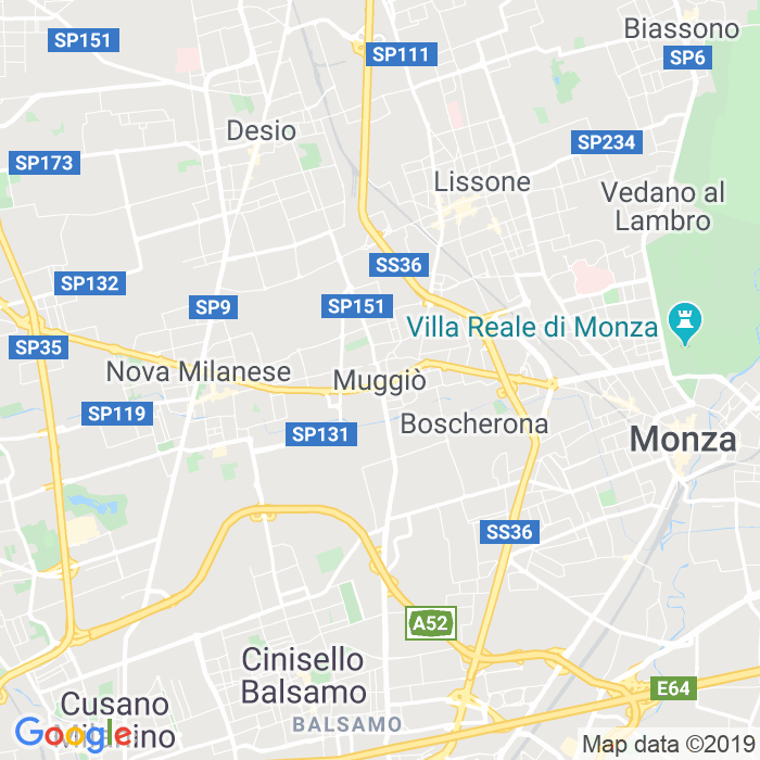 CAP di Muggio in Milano
