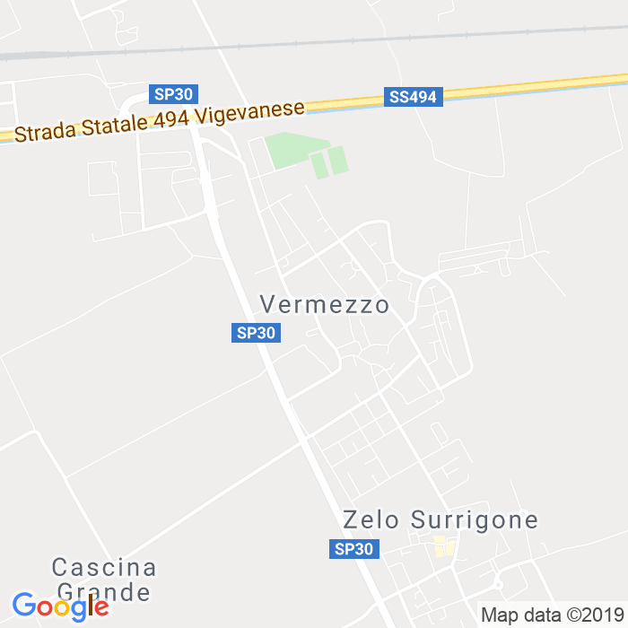 CAP di Vermezzo in Milano