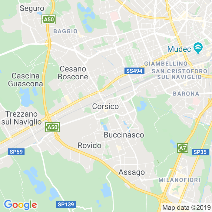 CAP di Corsico in Milano