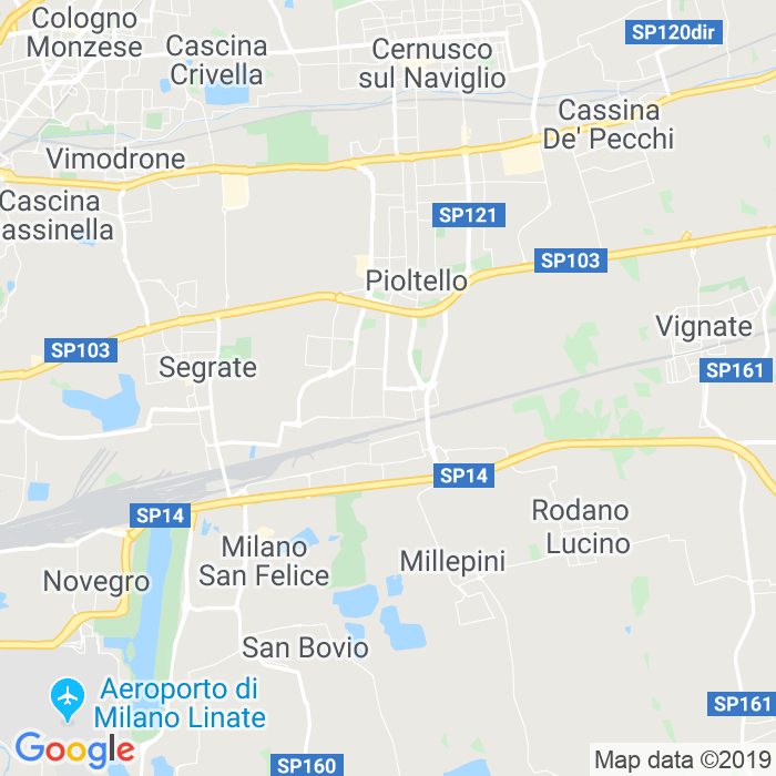 CAP di Pioltello in Milano