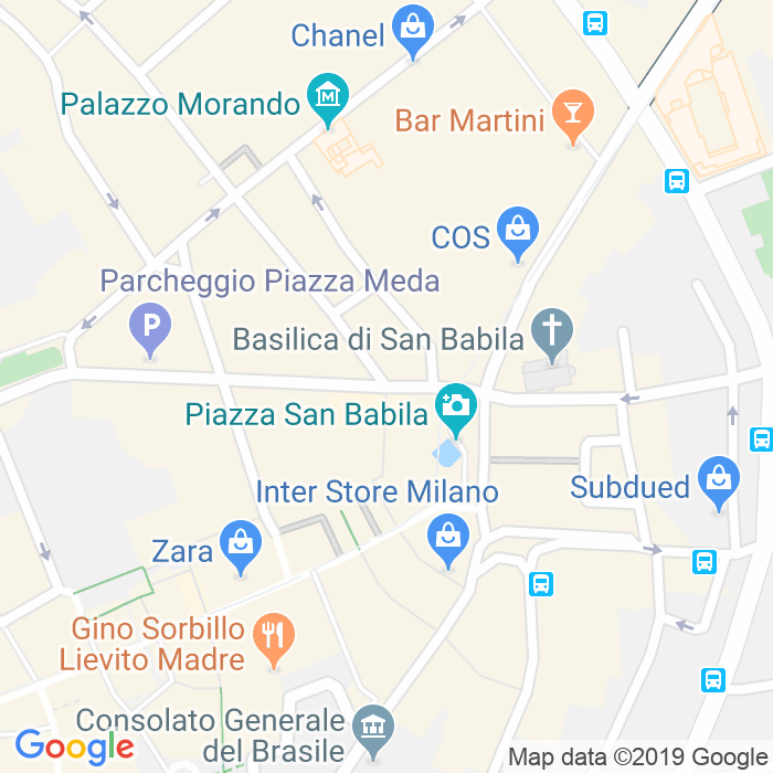 CAP di Corso Giacomo Matteotti a Milano