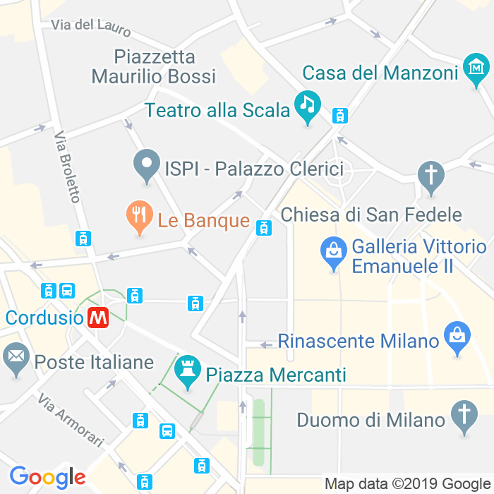 CAP di Passaggio Santa Margherita a Milano