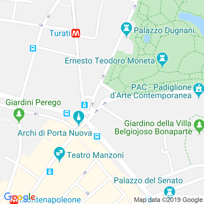 CAP di Piazza Cavour a Milano