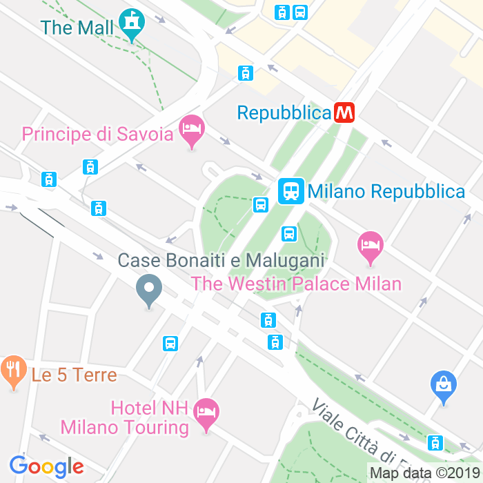 CAP di Piazza Della Repubblica a Milano