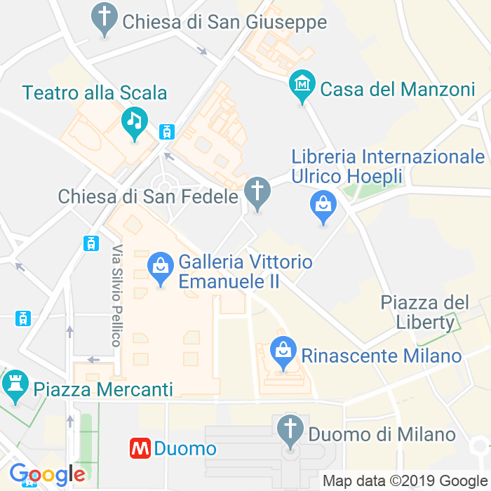 CAP di Piazza San Fedele a Milano