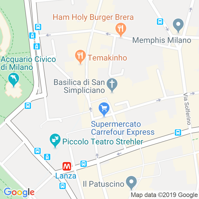 CAP di Piazza San Simpliciano a Milano